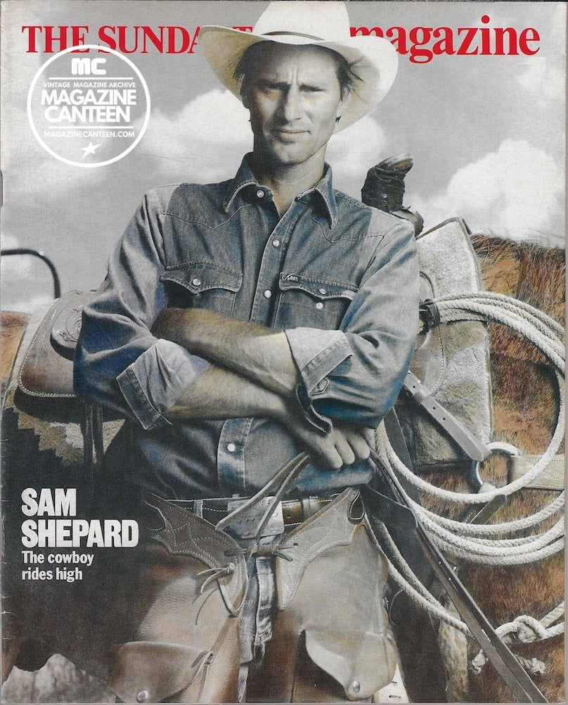 The Sunday Times Magazine - Sam Shepard LARRY HAGMAN Barry Lewis
