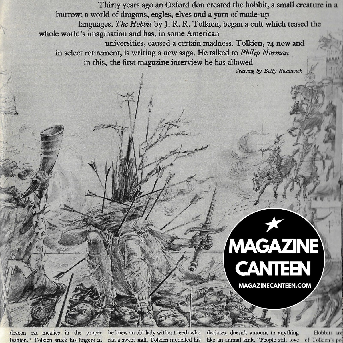 The Sunday Times Magazine - J.R.R Tolkien The Hobbit Man 1967 ...
