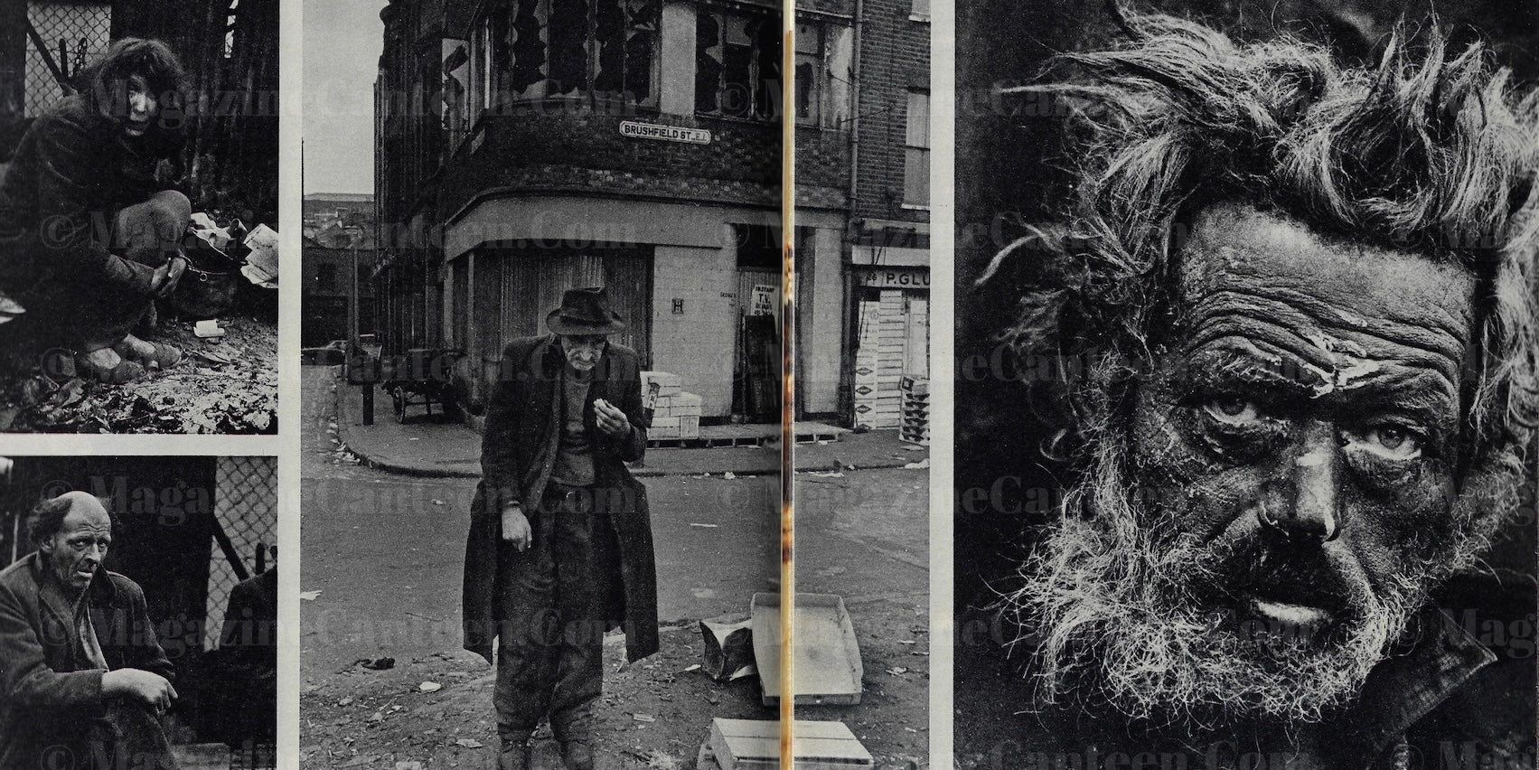 The Sunday Times Magazine - DON MCCULLIN Skid Row LONDON EAST END
