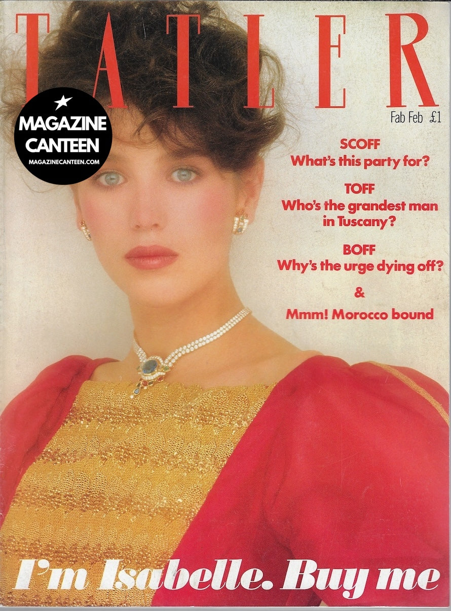 Tatler Magazine - Isabelle Adjani NEIL KIRK Steve Strange