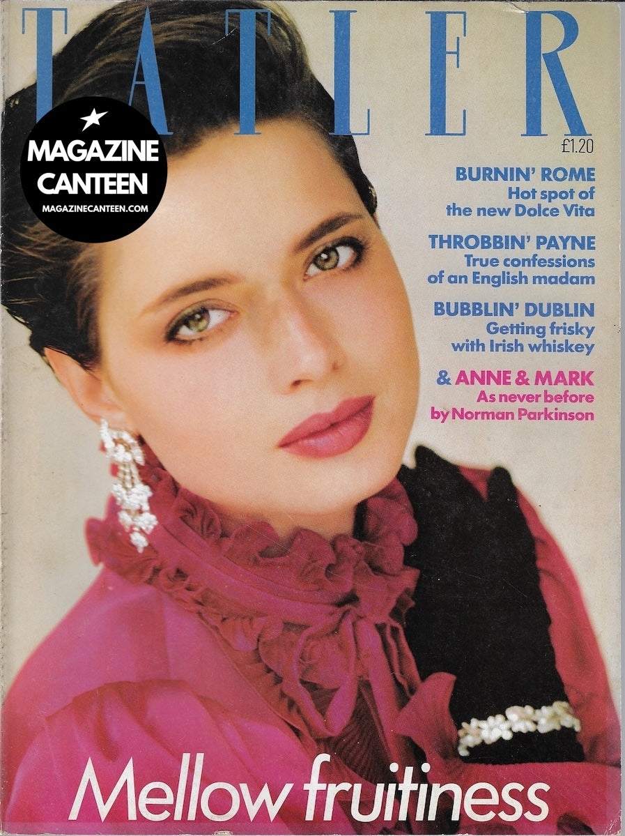 Tatler Magazine - Isabella Rossellini CYNTHIA PAYNE Norman Parkinson
