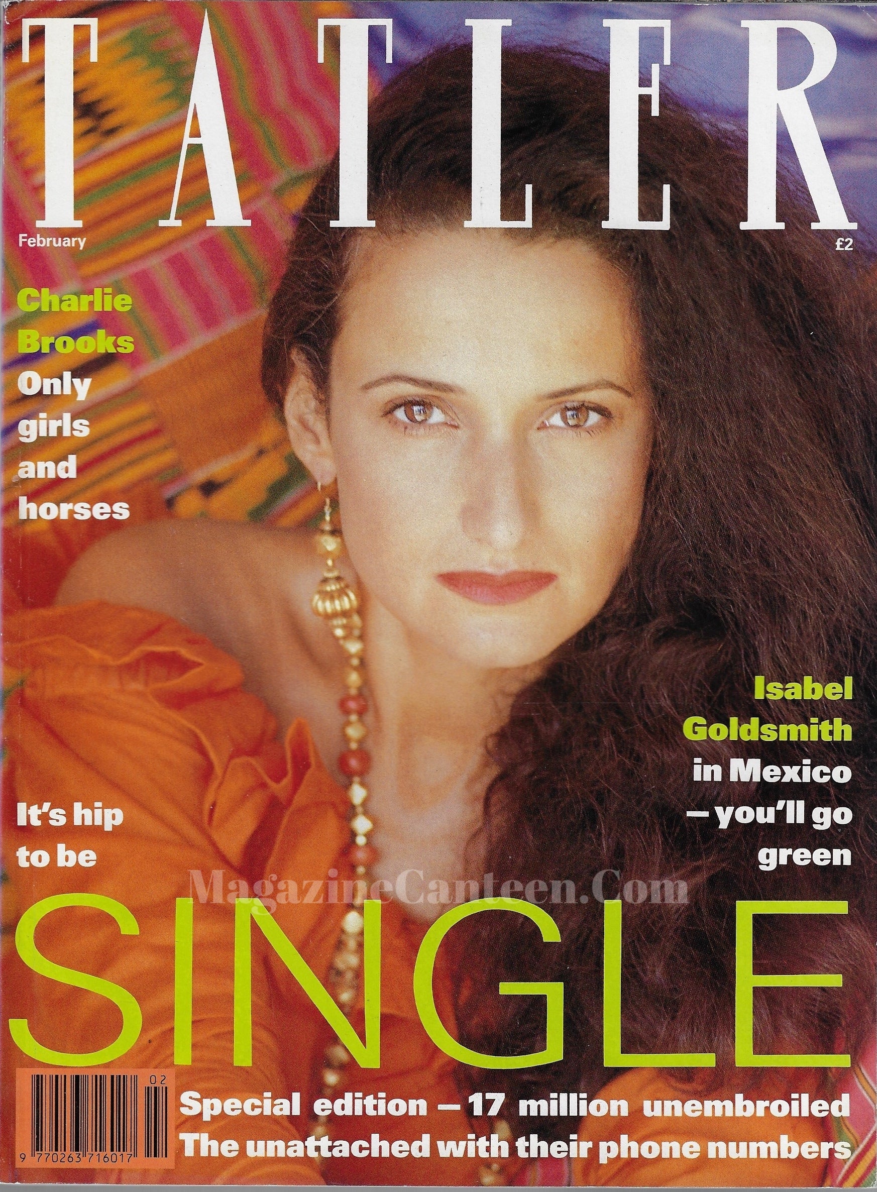Isabel Goldsmith Tatler Magazine - Isabel Goldsmith – magazine canteen