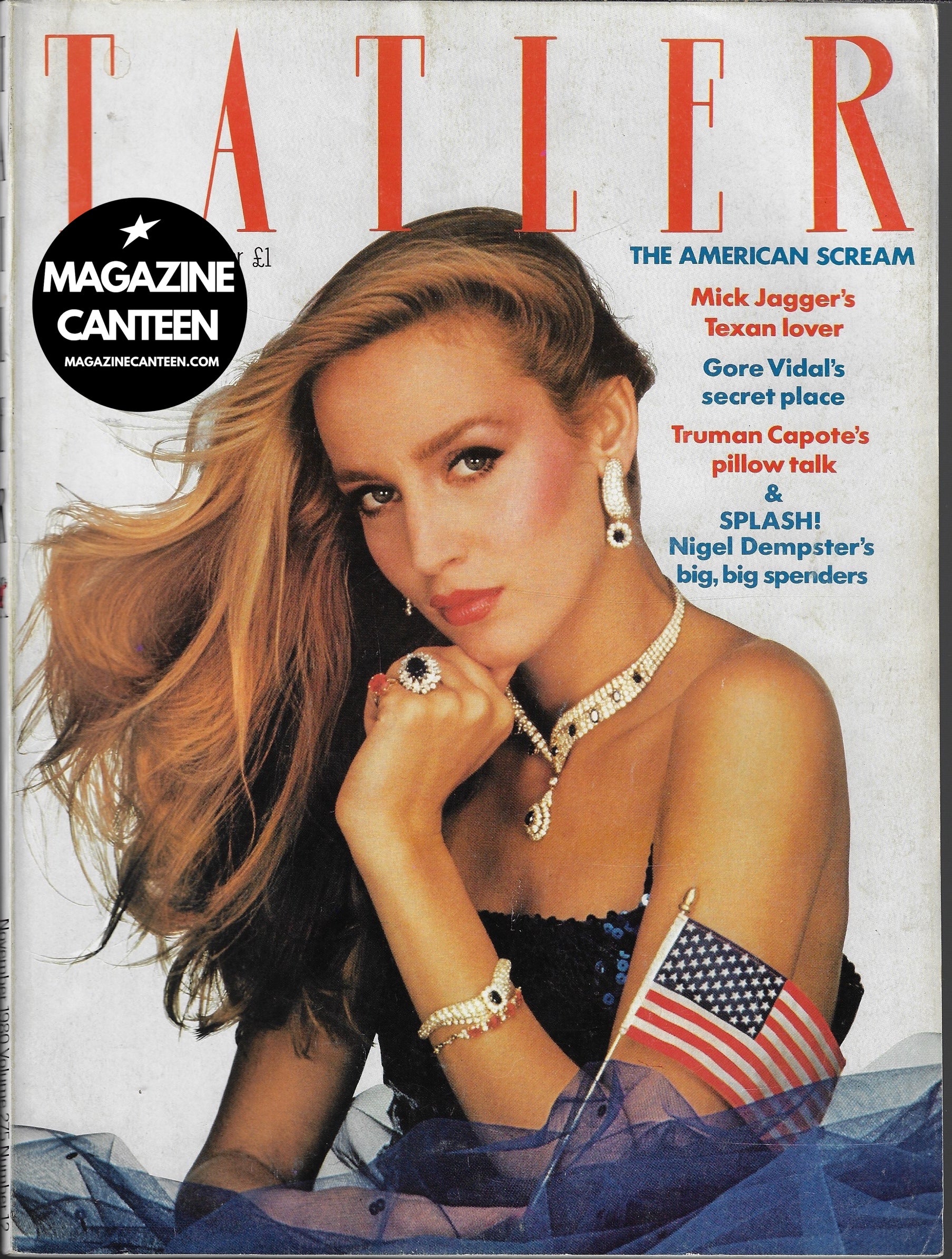 Tatler Magazine - JERRY HALL Neil Kirk  1980
