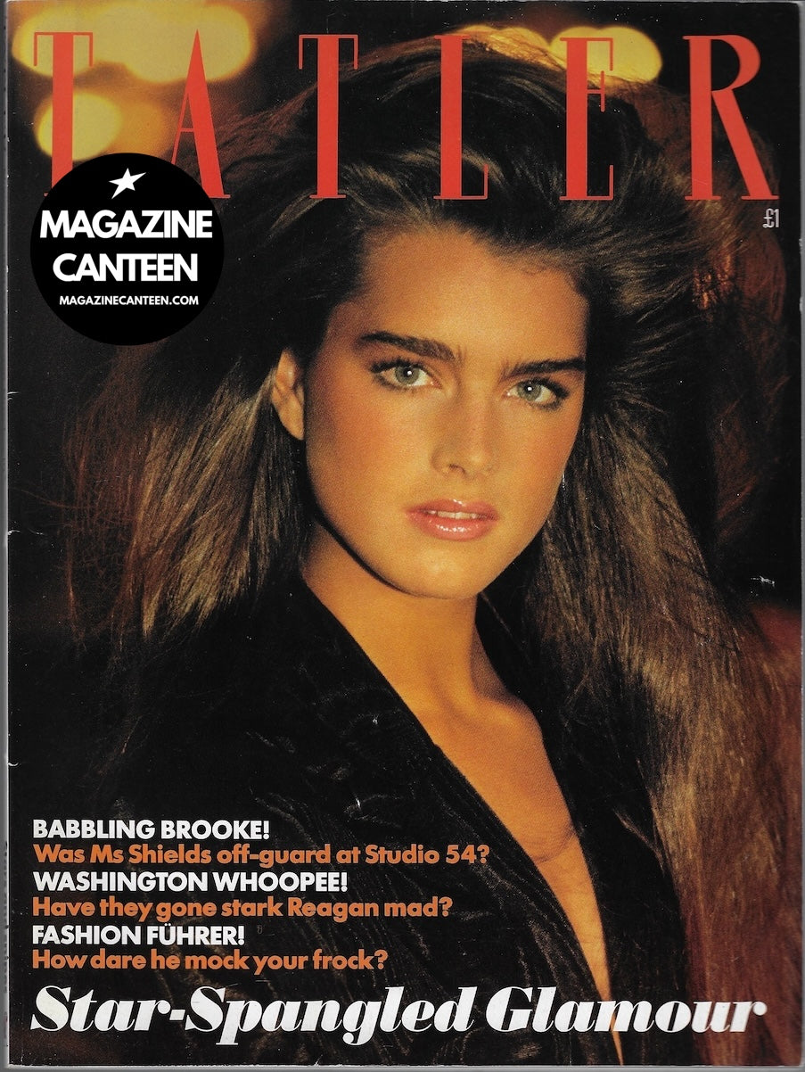 Tatler Magazine - BROOKE SHIELDS Herb Ritts MARIE HELVIN Norman Parkinson
