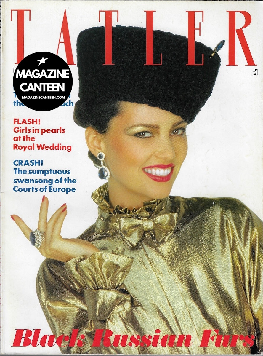 Tatler Magazine - MARCIE HUNT Jean Shrimpton NAIM ATTALLAH