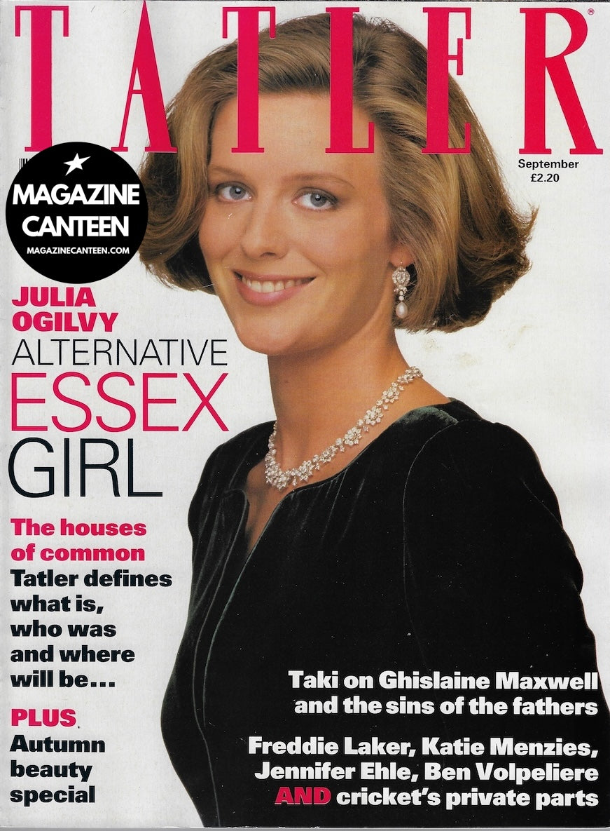 Tatler Magazine - Julia Ogilvy JENNIFER EHLE Ghislaine Maxwell