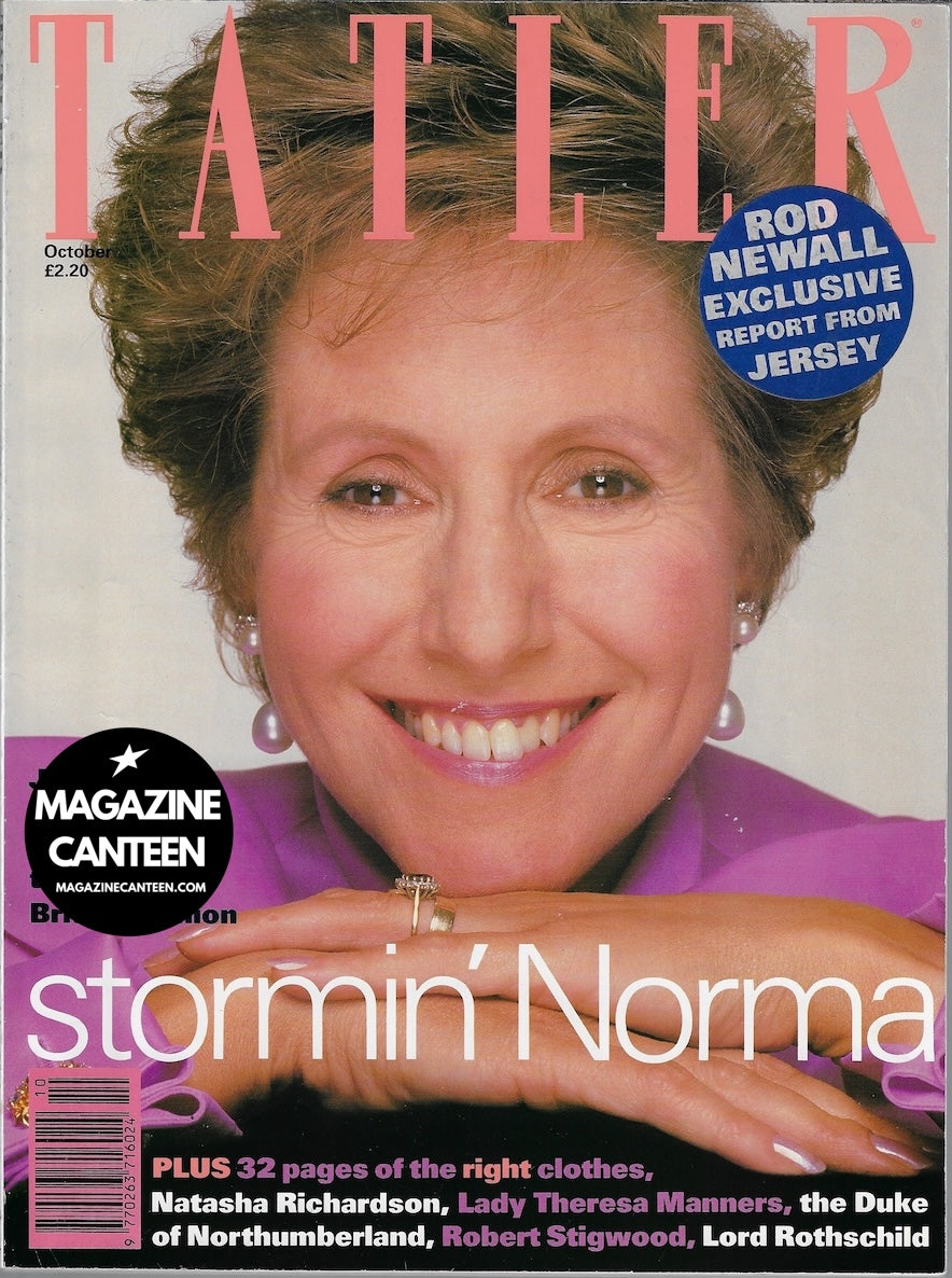 Tatler Magazine - Norma Major NATASHA RICHARDSON Emmanuelle Seigner