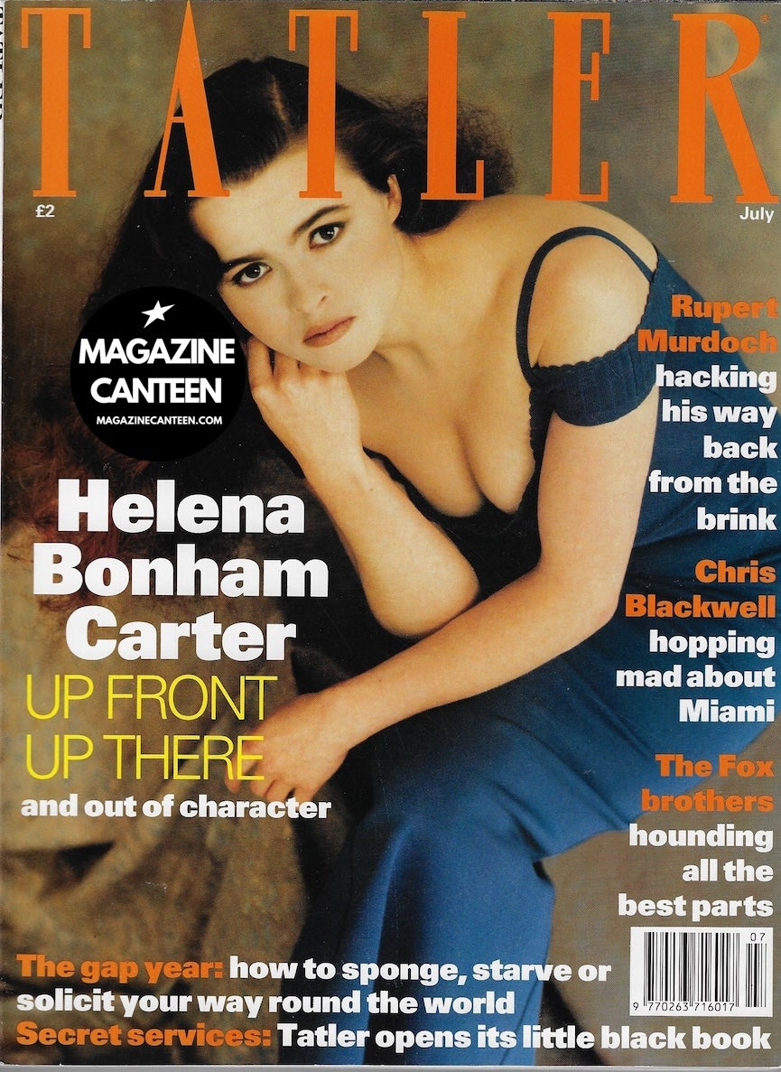Tatler Magazine - Helena Bonham Carter EDWARD FOX Ralph Fiennes