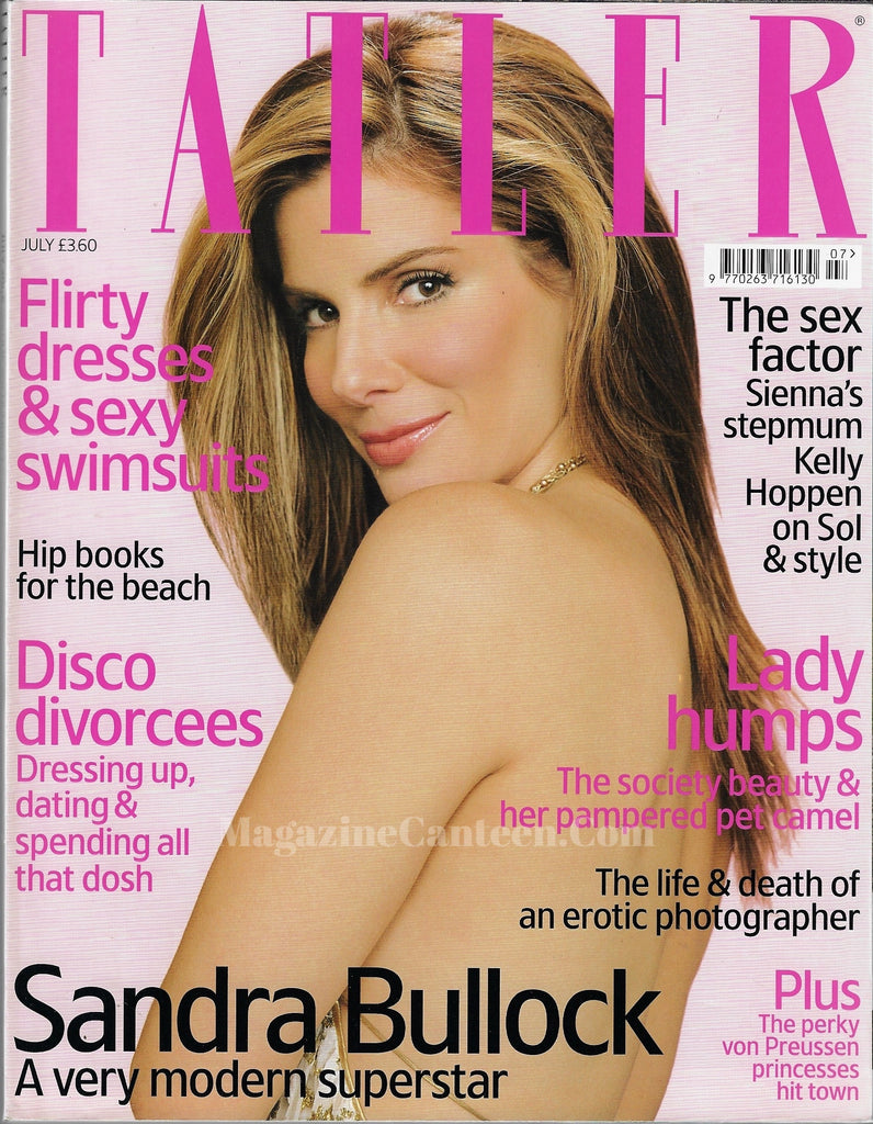 Tatler Magazine Sandra Bullock Magazine Canteen tatler-magazine-sandra-bullock-magazine-canteen
