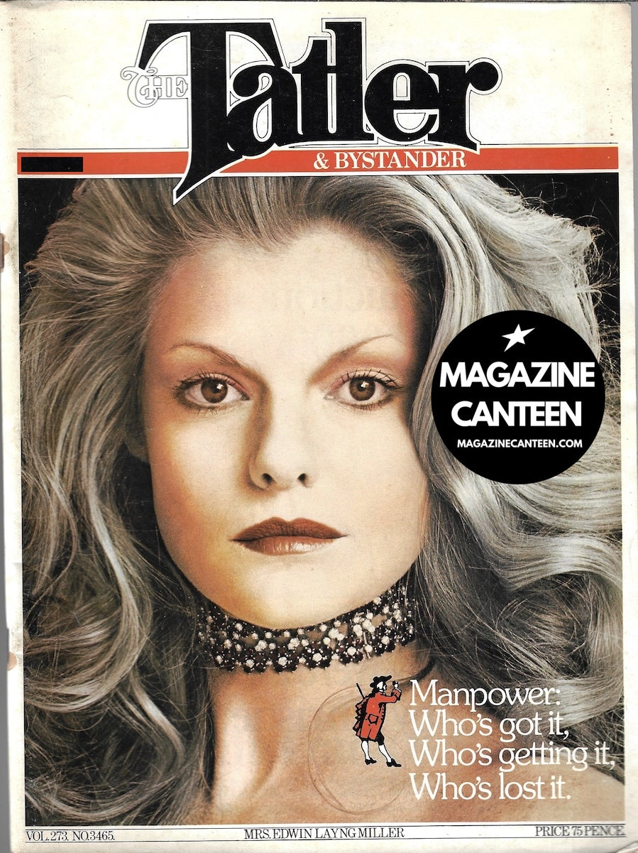 Tatler Magazine - Miss Edwin Layng Miller ( Sienna Miller ) 1978
