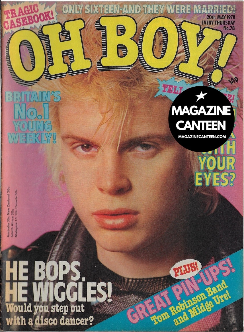 Oh Boy Magazine - Billy Idol 1978