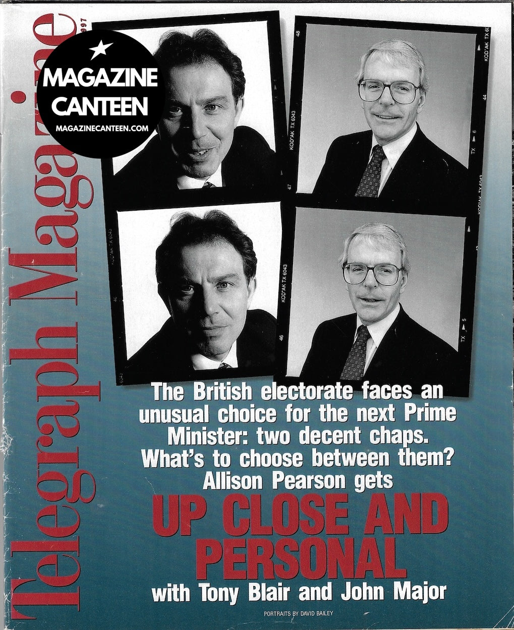 The Telegraph Magazine - David Bailey TONY BLAIR John Major