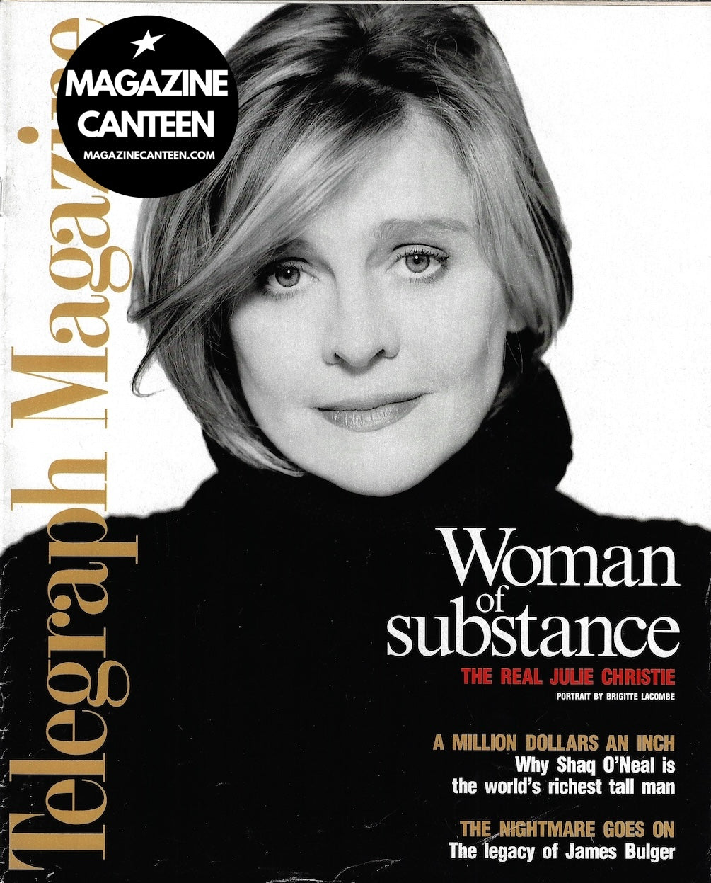 The Telegraph Magazine - Julie Christie BLAKE MORRISON Shaquille O'Neal