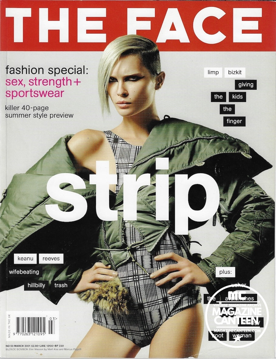 The Face Magazine 2001 - Erin Wasson NATALIA VODIANOVA Keanu Reeves