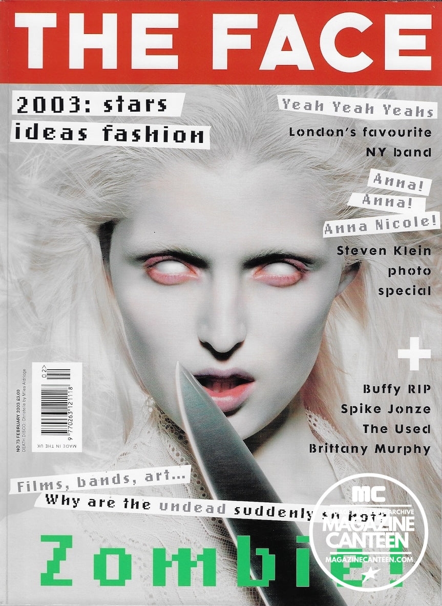 The Face Magazine 2003 - Yeah Yeah Yeahs ANNA NICOLE SMITH Steven Klein