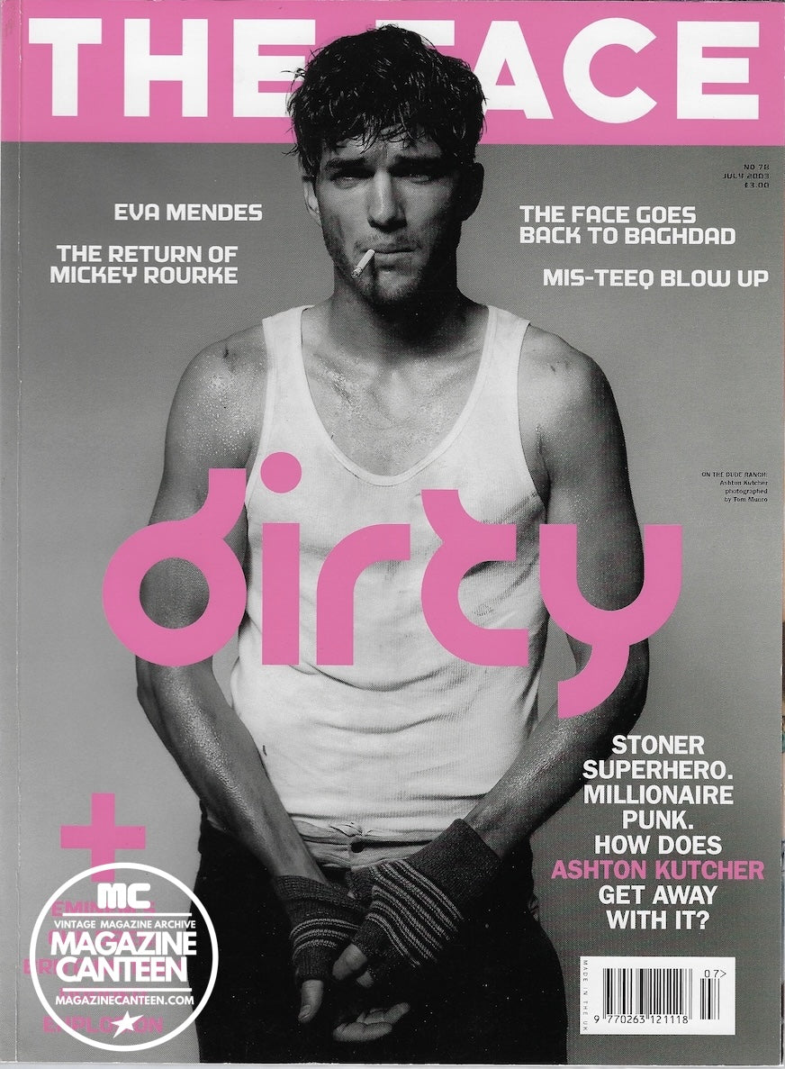 The Face Magazine 2003 - Ashton Kutcher ALASDAIR MCLELLAN Liz Collins