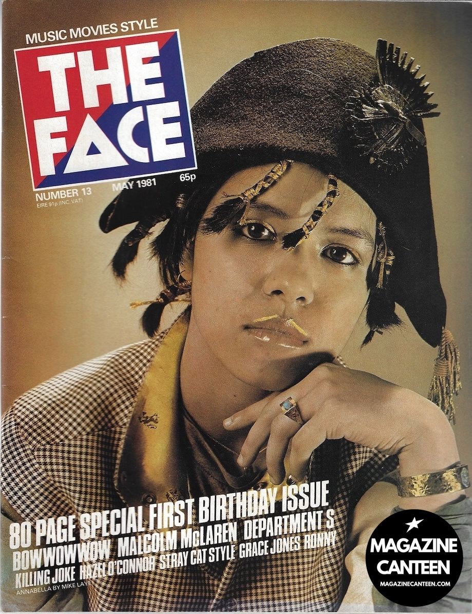 The Face Magazine 1981 - Annabella Lwin BOW WOW WOW Grace Jones