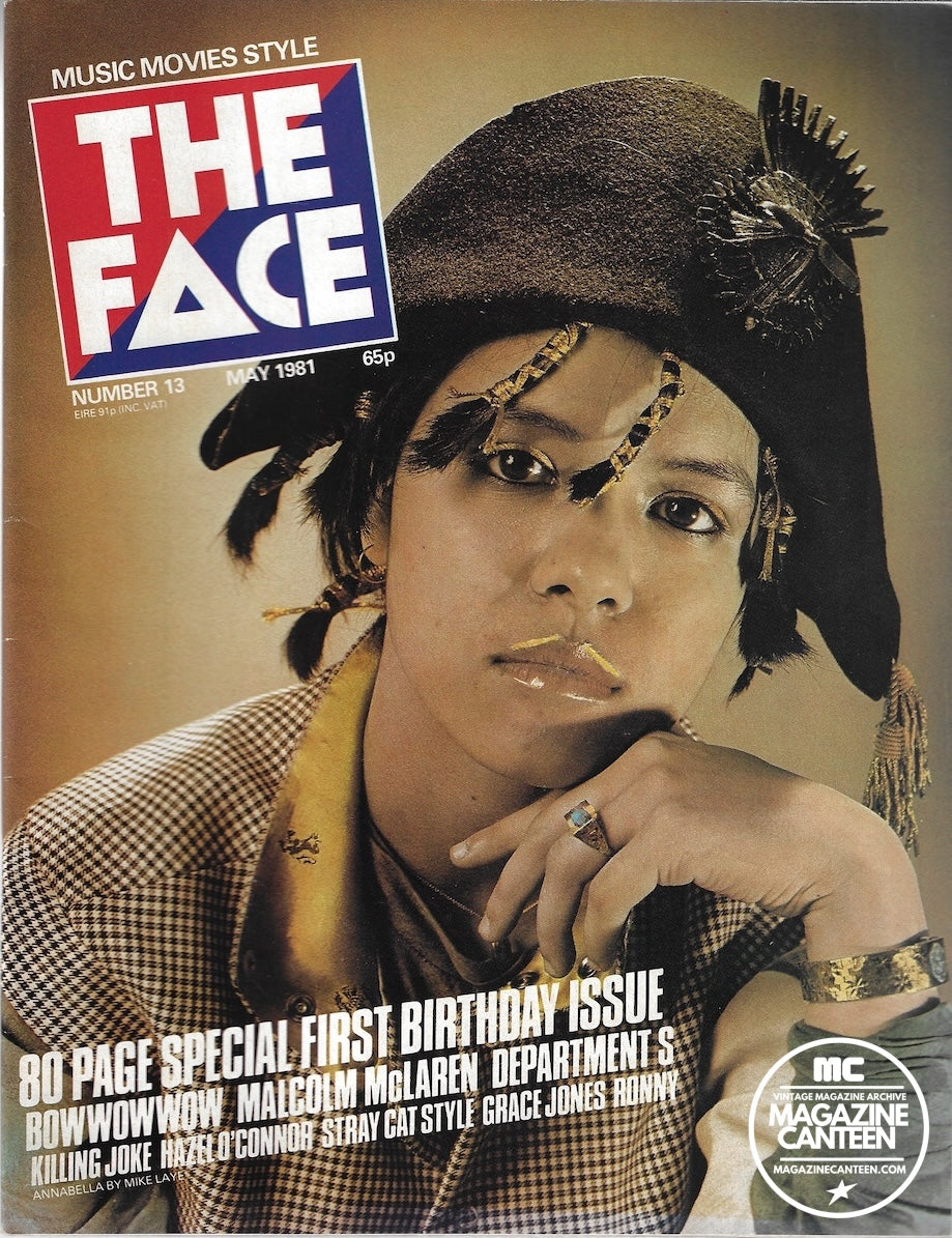The Face Magazine 1981 - Annabella Lwin BOW WOW WOW Grace Jones