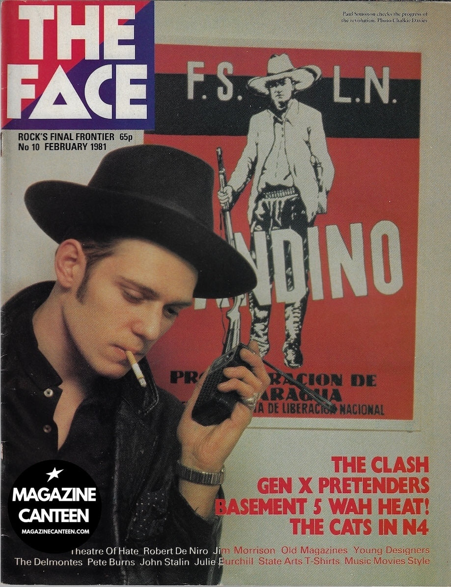 The Face Magazine 1981 - THE CLASH Billy Idol Spandau Ballet