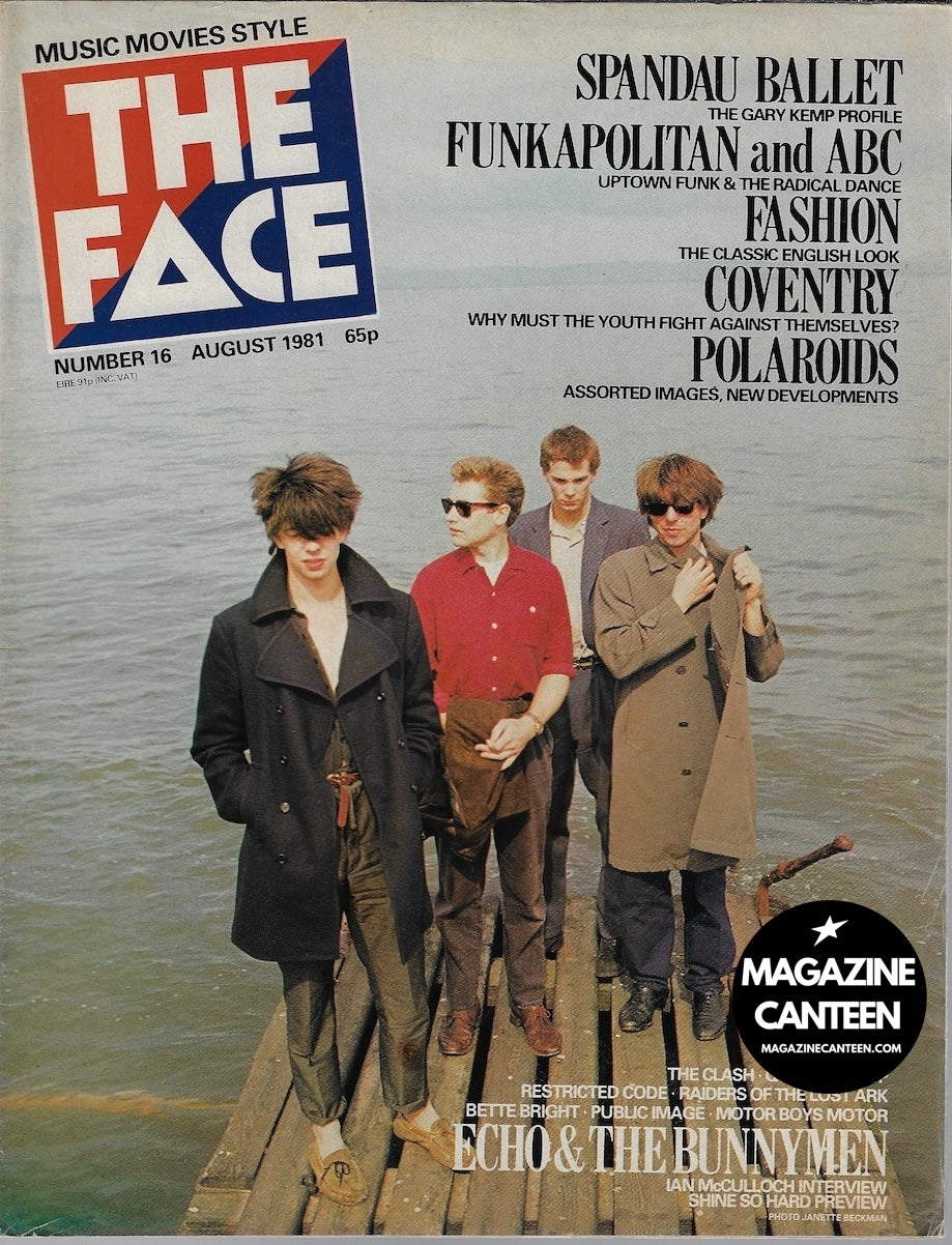 The Face Magazine 1981 - Echo & The Bunnymen Quentin Crisp