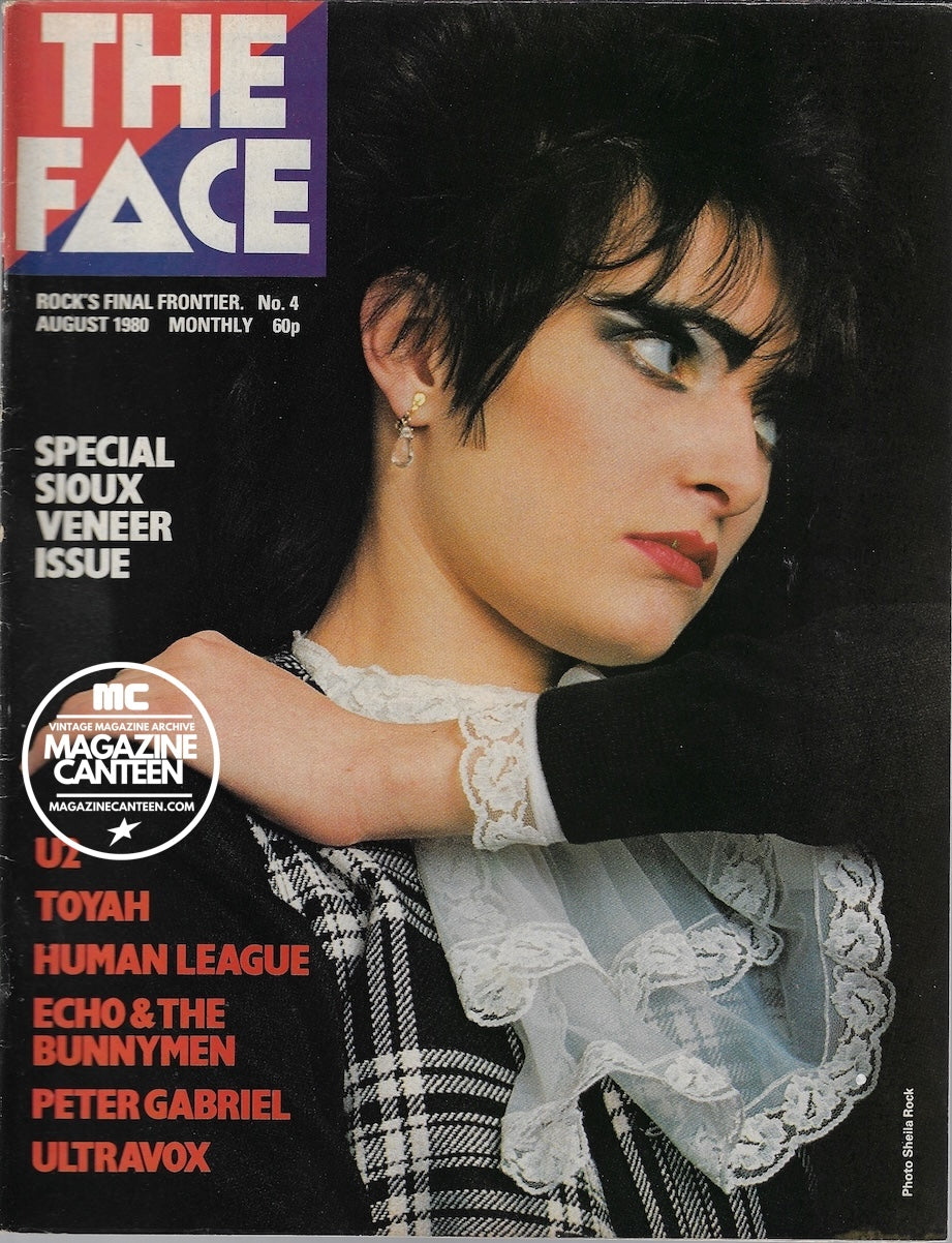 The Face Magazine 1980 - Siouxsie Sioux PETER GABRIEL Toyah U2