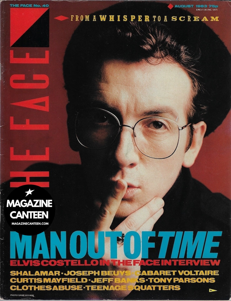 The Face Magazine 1983 - Elvis COSTELLO Jamie Morgan