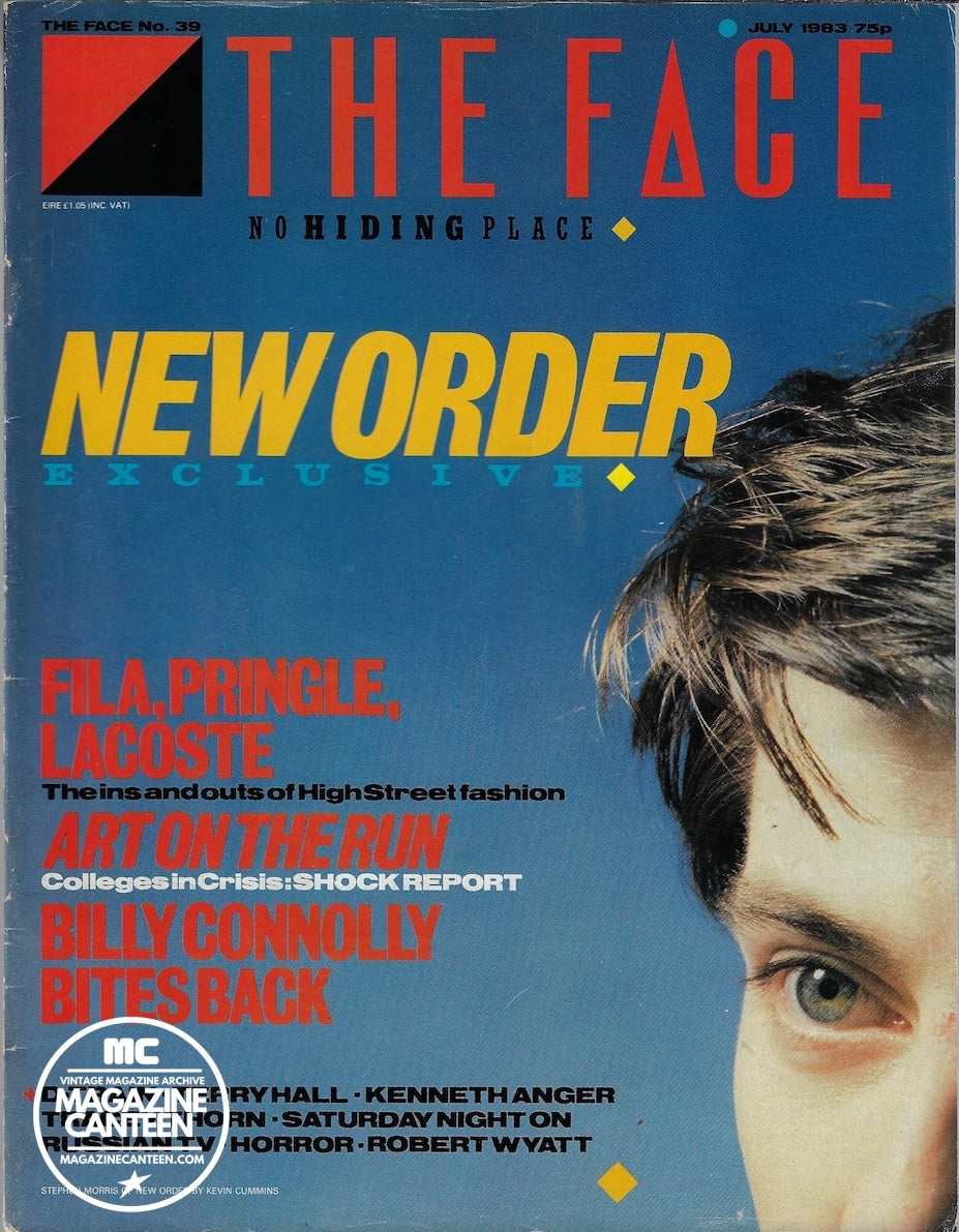 The Face Magazine 1983 - NEW ORDER Marilyn Terry Hall