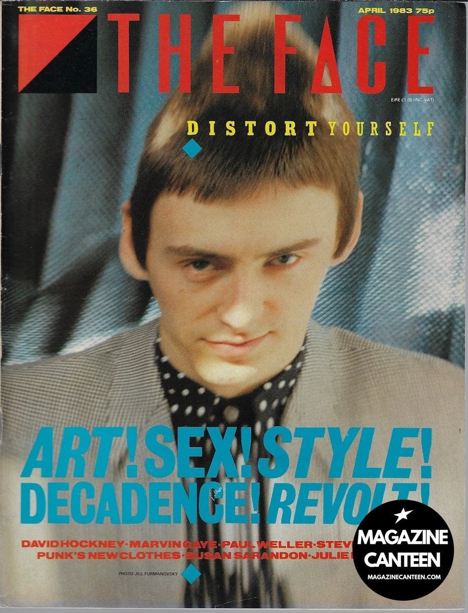 The Face Magazine 1983 - Paul Weller THE JAM David Hockney