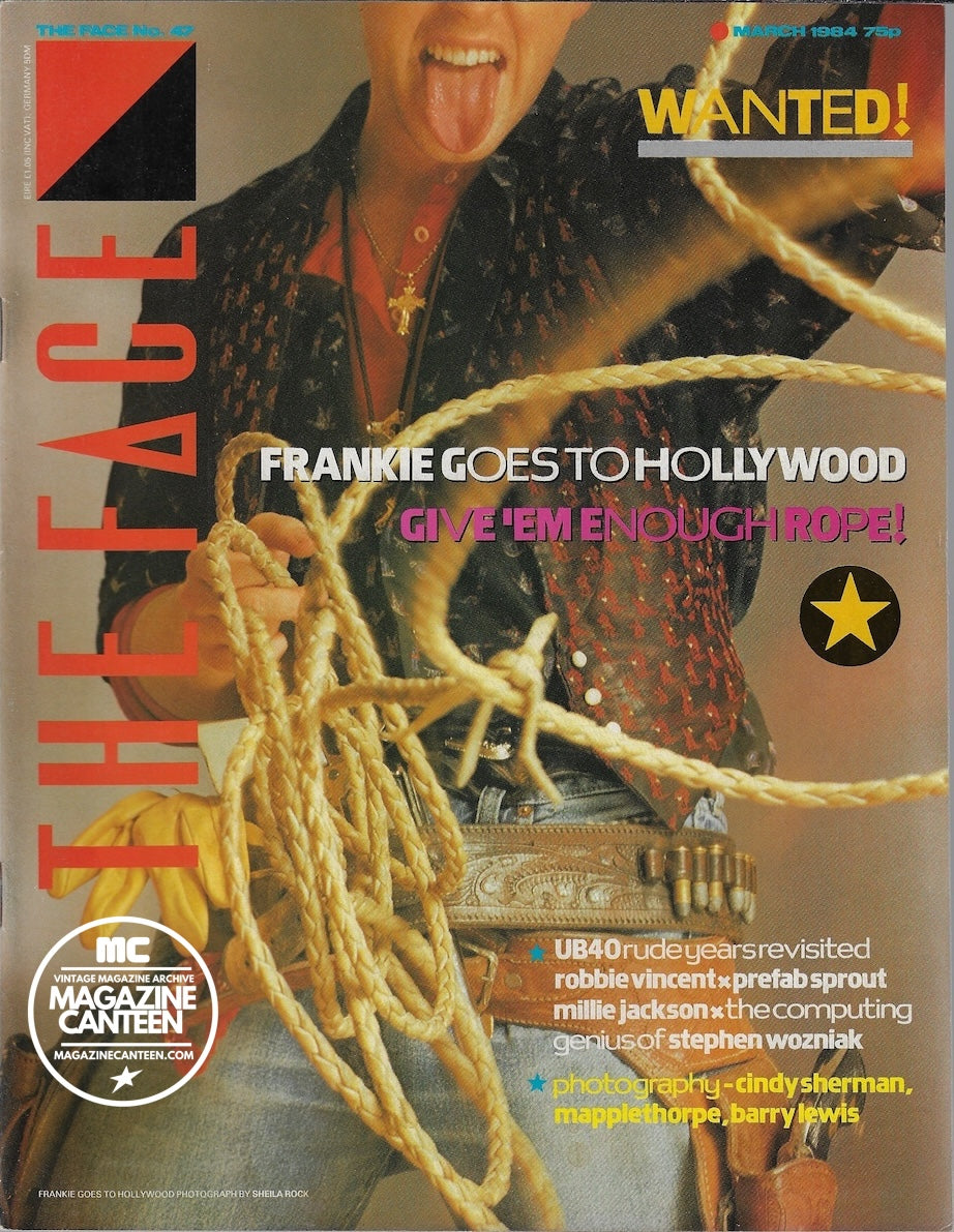 The Face Magazine 1984 - Holly Johnson UB40 Robbie Coltrane MARCH