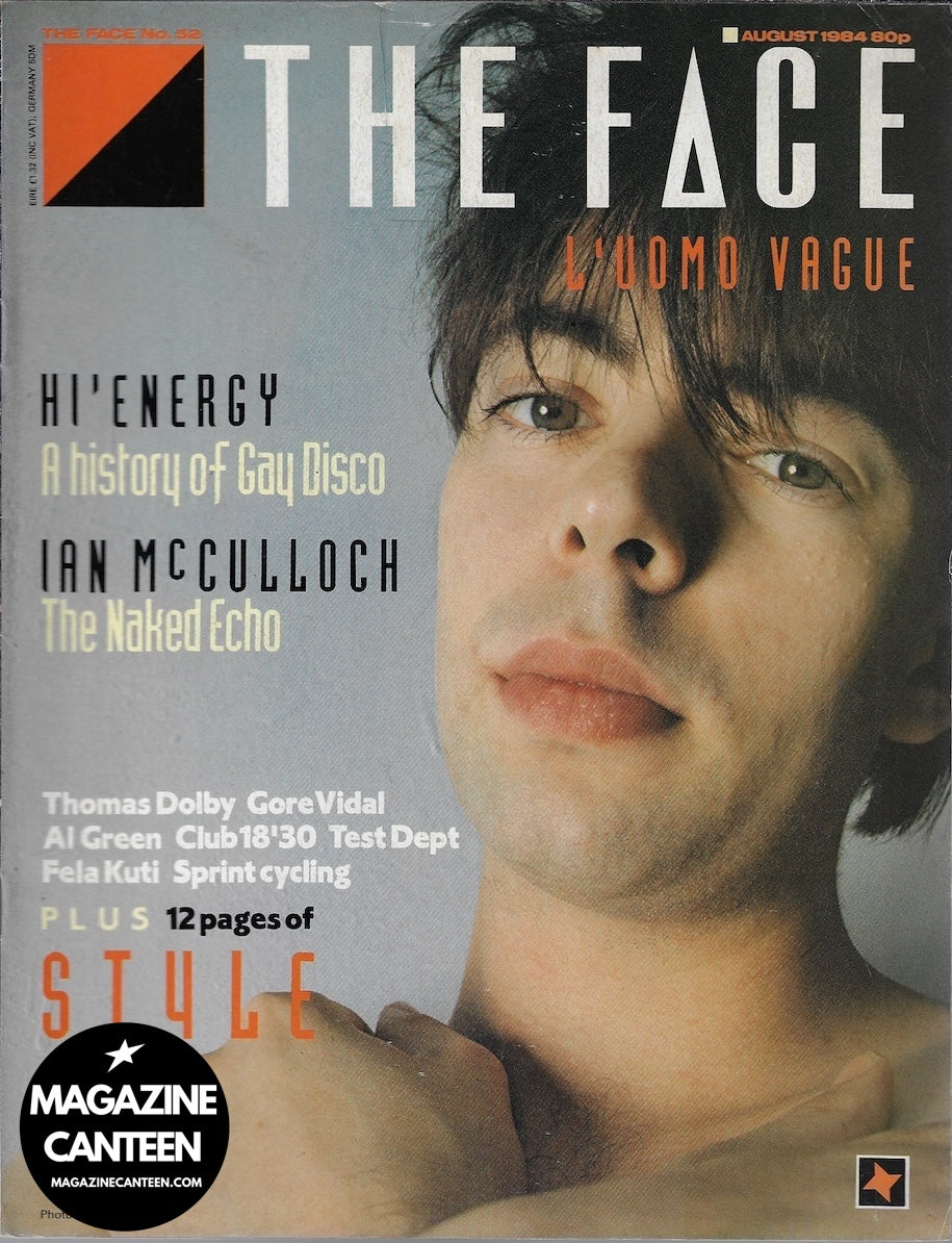 The Face Magazine 1984 - Echo & The Bunnymen Ian McCullough