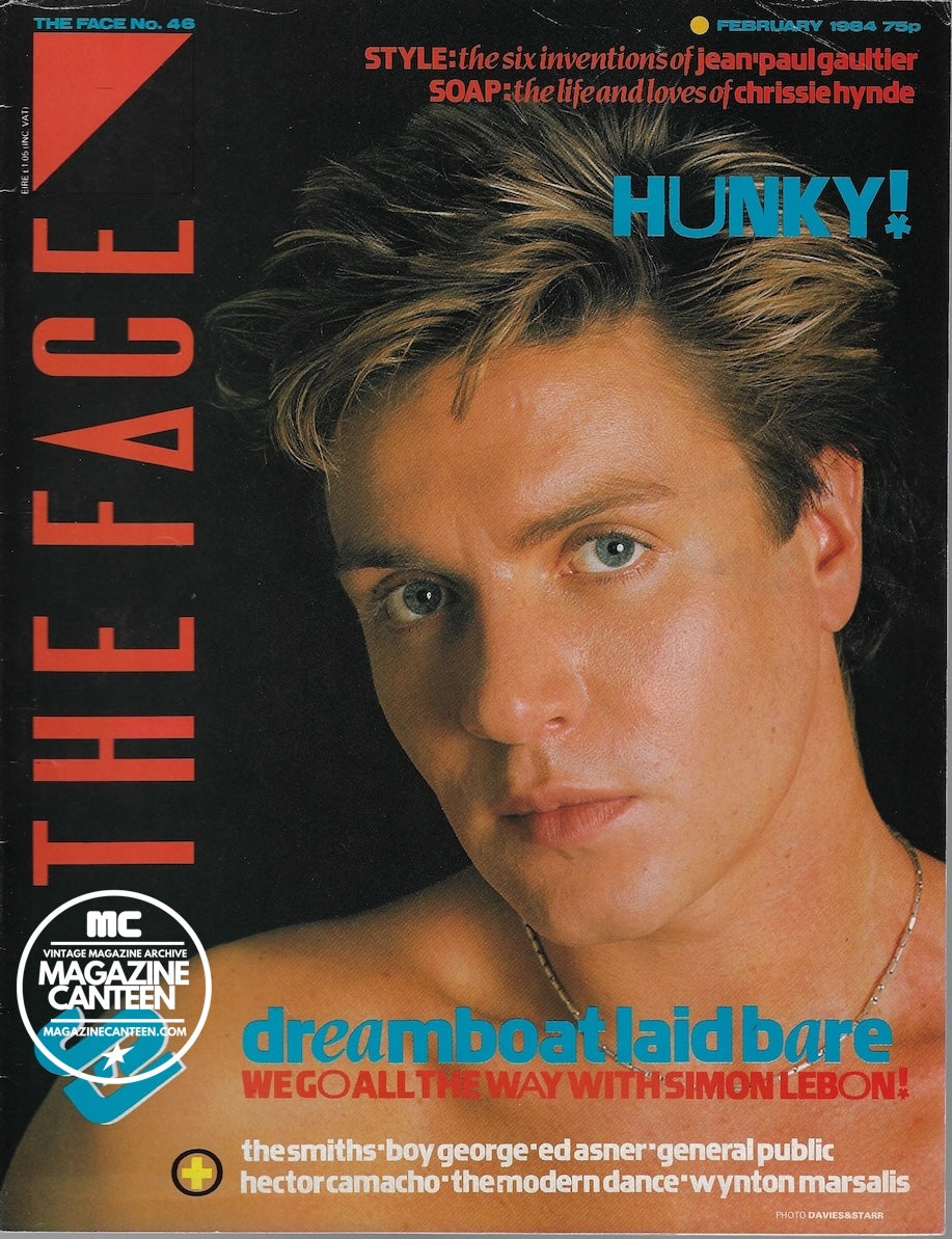 The Face Magazine 1984 - Simon Le Bon Jean Paul Gaultier FEBRUARY