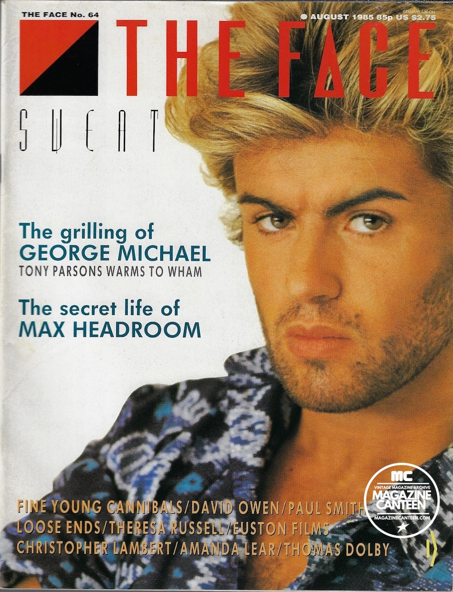 The Face Magazine 1985 - GEORGE MICHAEL Amanda Lear PAUL SMITH AUGUST