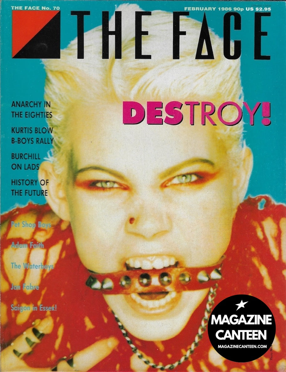 The Face Magazine 1986 - Nick Knight PET SHOP BOYS Adam Faith