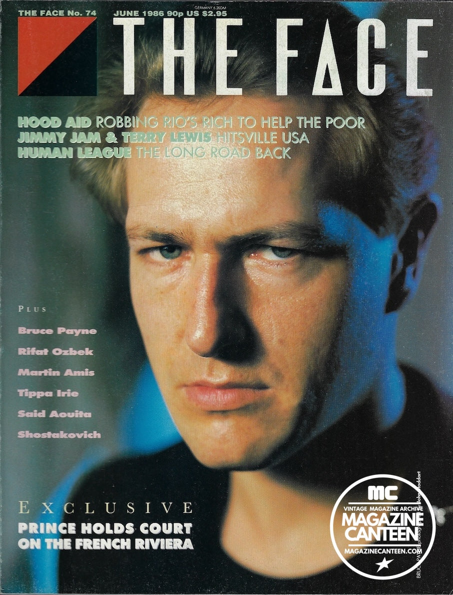 The Face Magazine 1986 - Bruce Payne MARTIN AMIS Human League