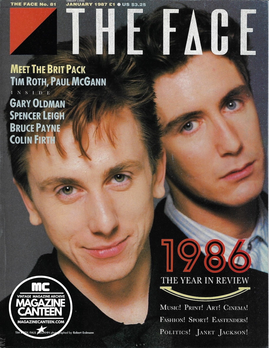 The Face Magazine 1987 - Paul McGann COLIN FIRTH Spencer Leigh TIM ROTH