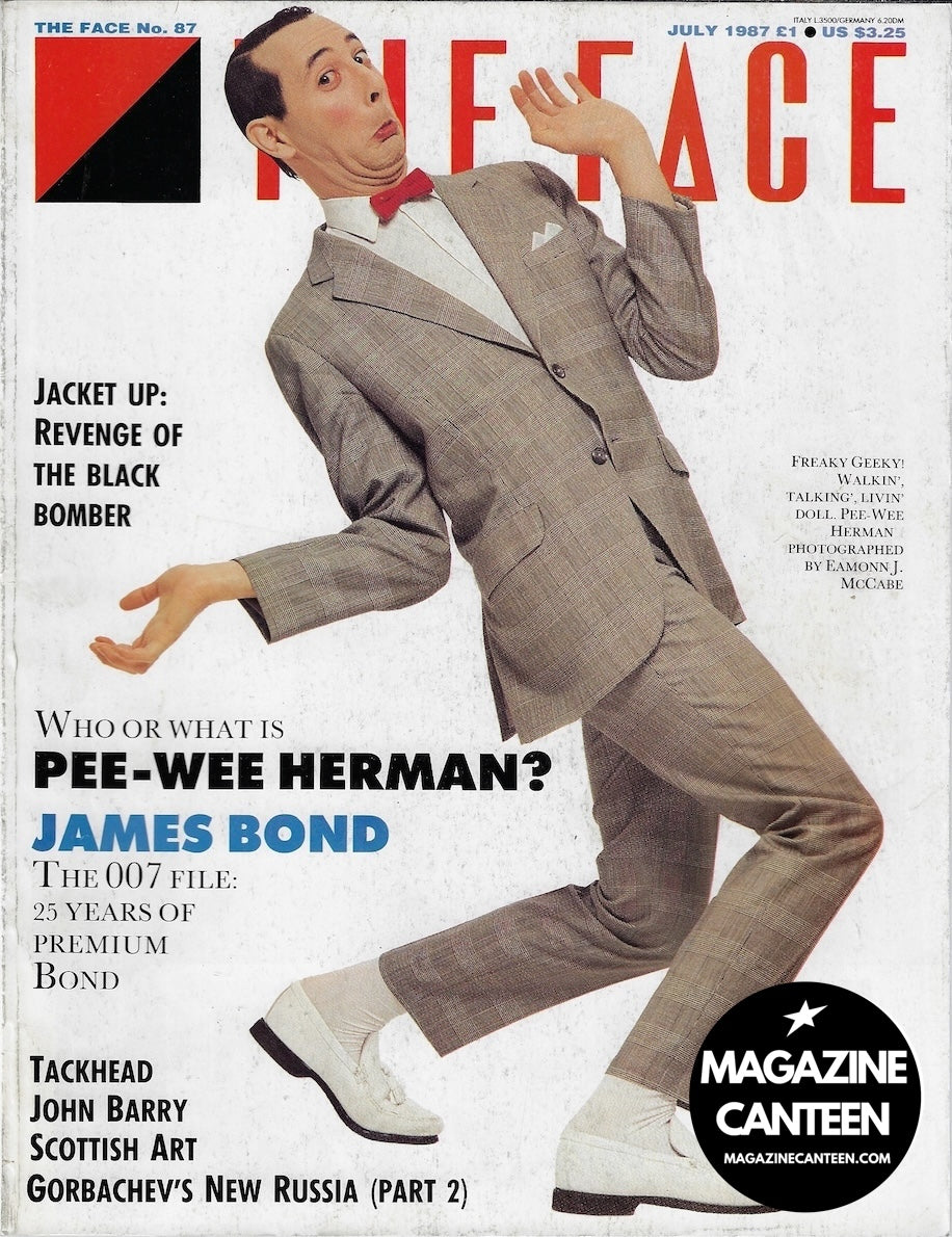 The Face Magazine 1987 - PAUL REUBENS Pee Wee Herman
