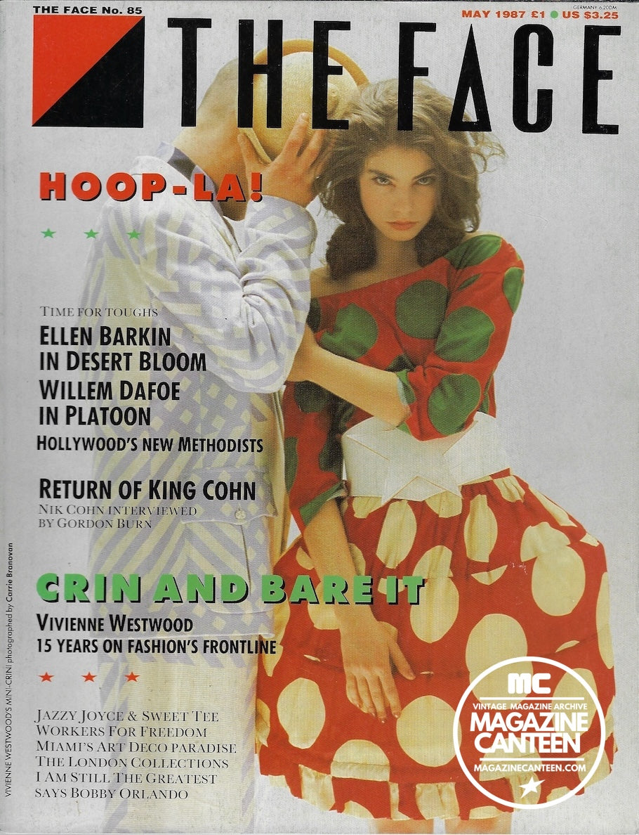 The Face Magazine 1987 - Carrie Branovan VIVIENNE WESTWOOD Ellen Barkin