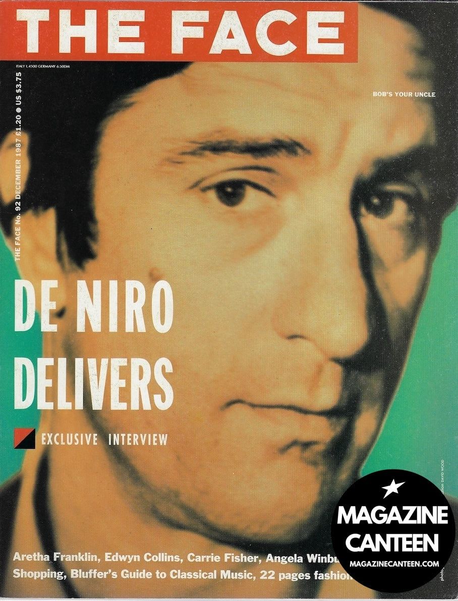 The Face Magazine 1987 - Robert De Niro Carrie Fisher Aretha Franklin
