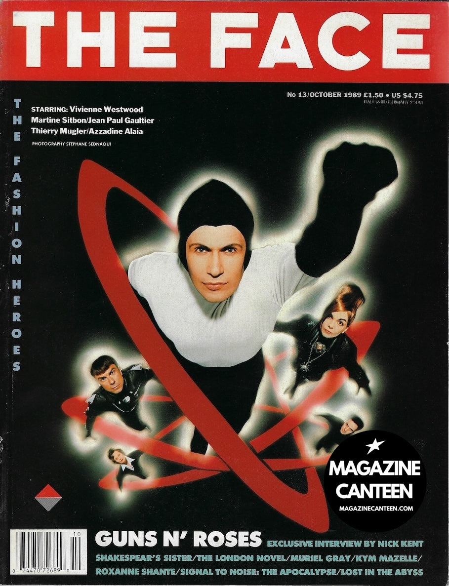 The Face Magazine 1989 - Fashion Heroes Guns N Roses Siobhan Fahey