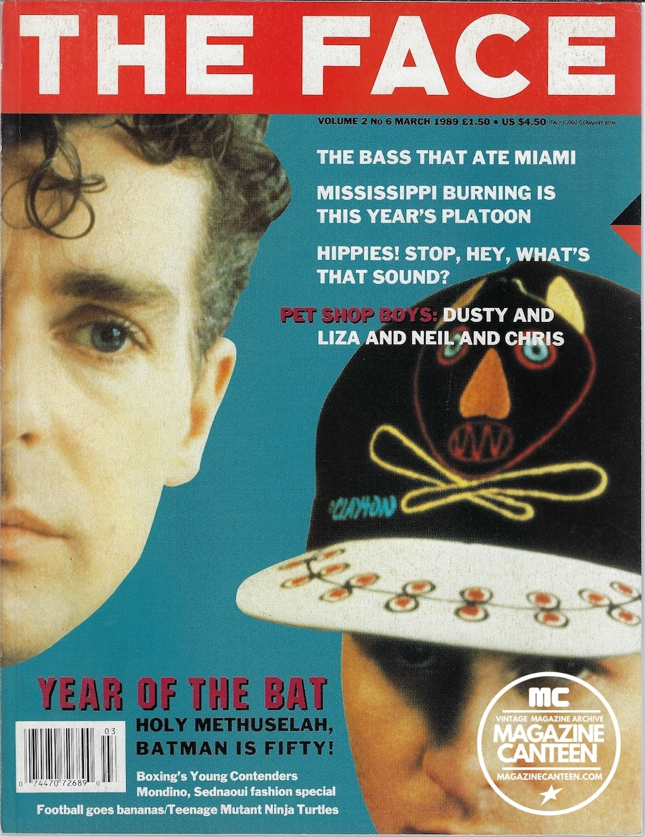 The Face Magazine 1989 - PET SHOP BOYS Jean Baptiste Mondino