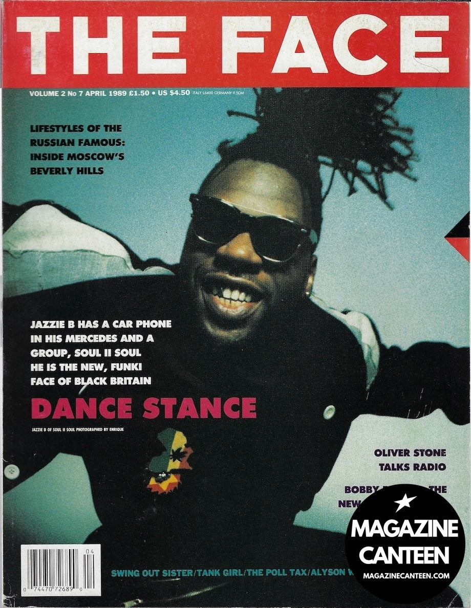 The Face Magazine 1989 - Soul II Soul OLIVER STONE Natasha Richardson