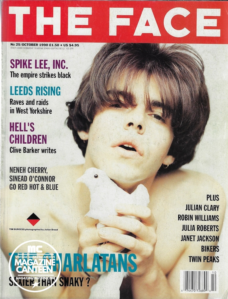 The Face Magazine 1990 - The Charlatans TIM ROTH Julian Clary CORINNE DAY
