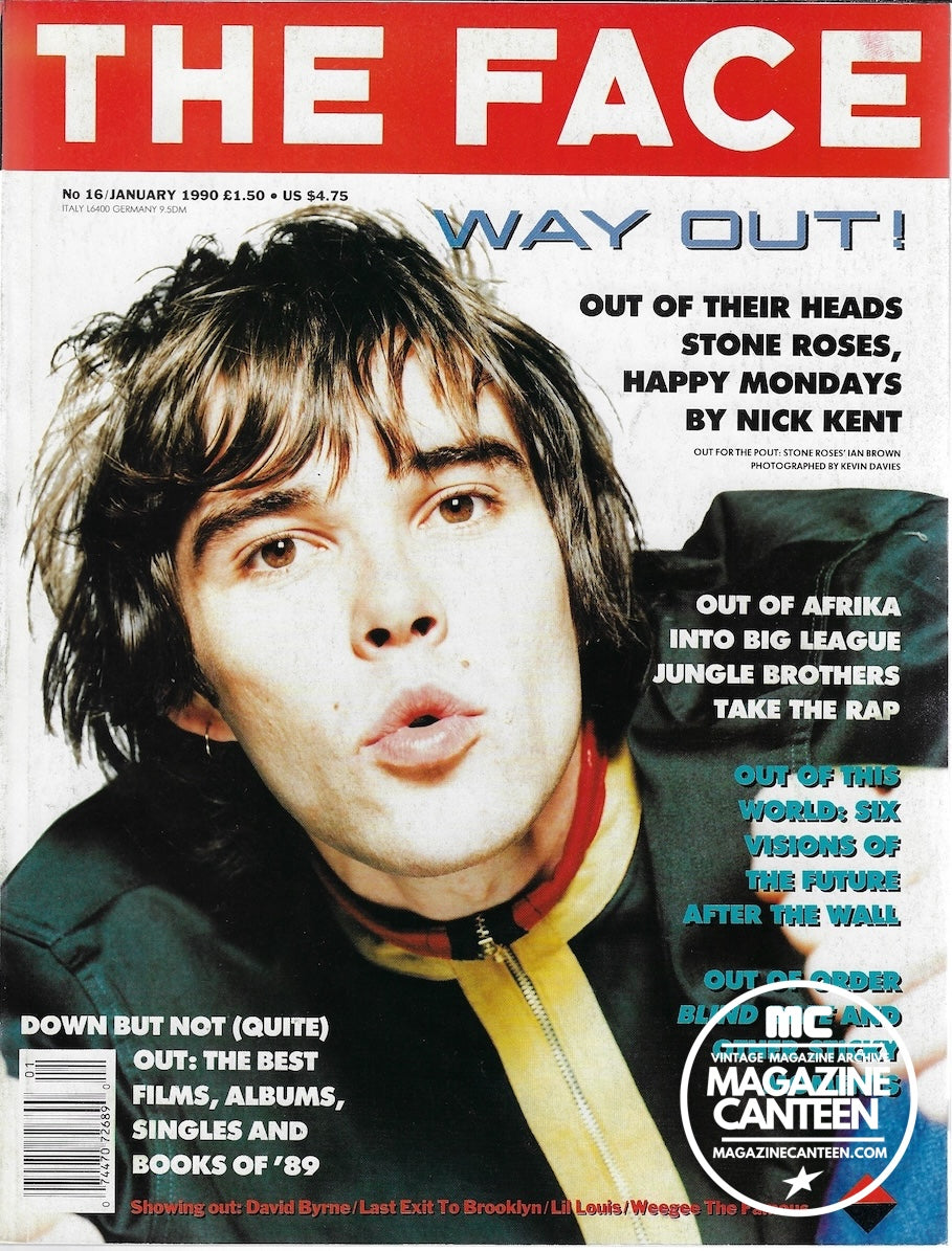 The Face Magazine 1990 - THE STONE ROSES Ian Brown Happy Mondays