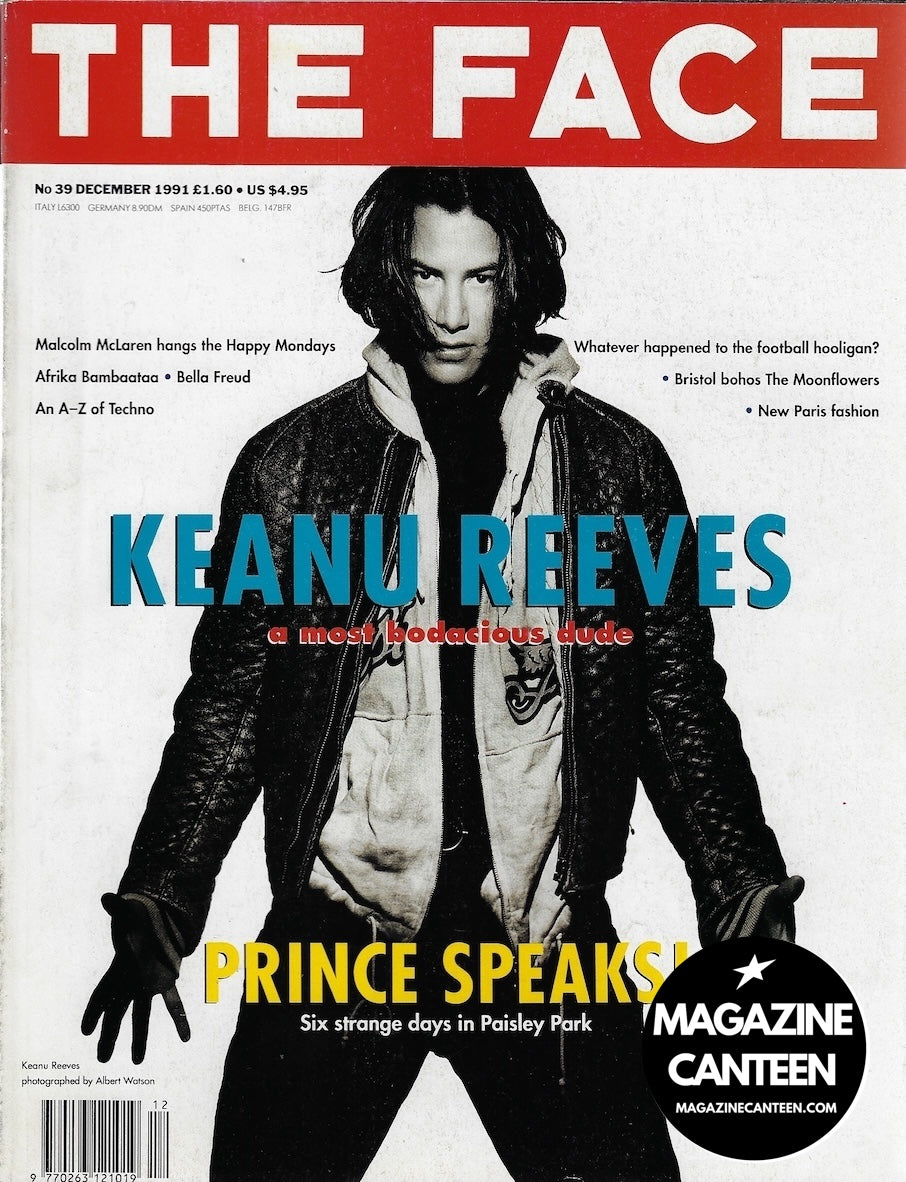 The Face Magazine 1991 - KEANU REEVES River Phoenix Prince
