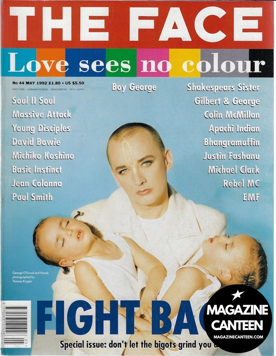 The Face Magazine 1992 - BOY GEORGE Kate Moss Jazzie B