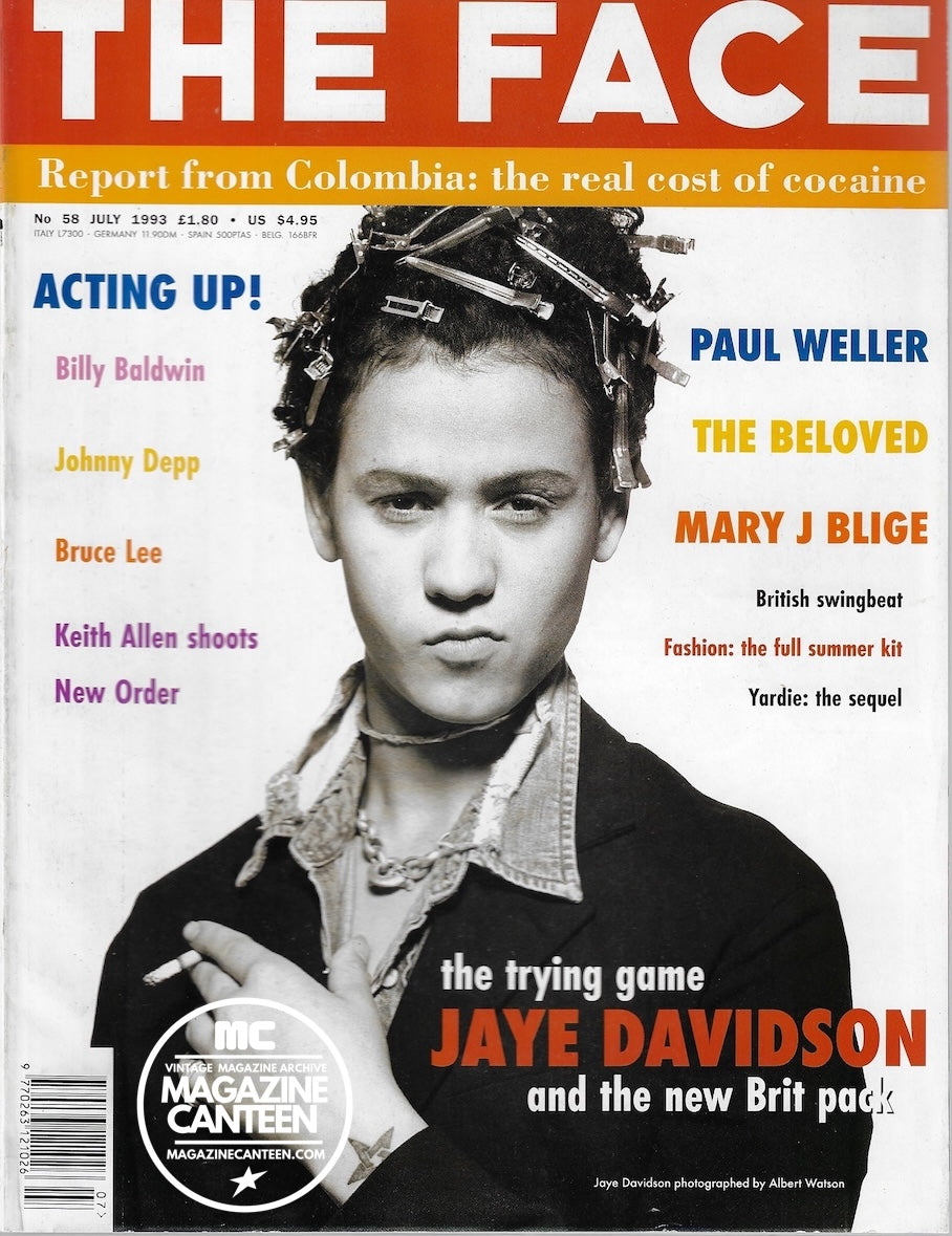 The Face Magazine 1993 - JAYE DAVIDSON Paul Weller WILLIAM BALDWIN