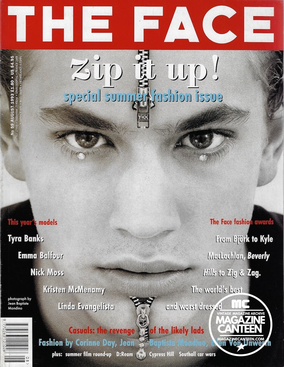 The Face Magazine 1993 - Linda Evangelista JUDY BLAME Tony Ward