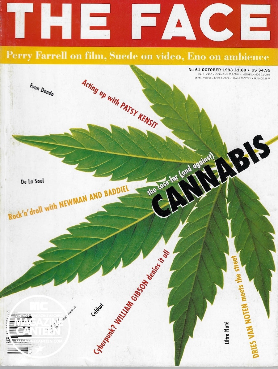 The Face Magazine 1993 - CANNABIS Rob Newman PATSY KENSIT David Baddiel