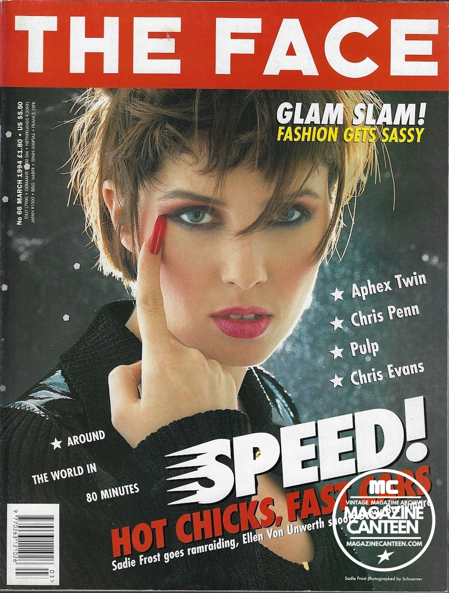The Face Magazine 1994 - Sadie Frost JUDE LAW Aphex Twin PULP