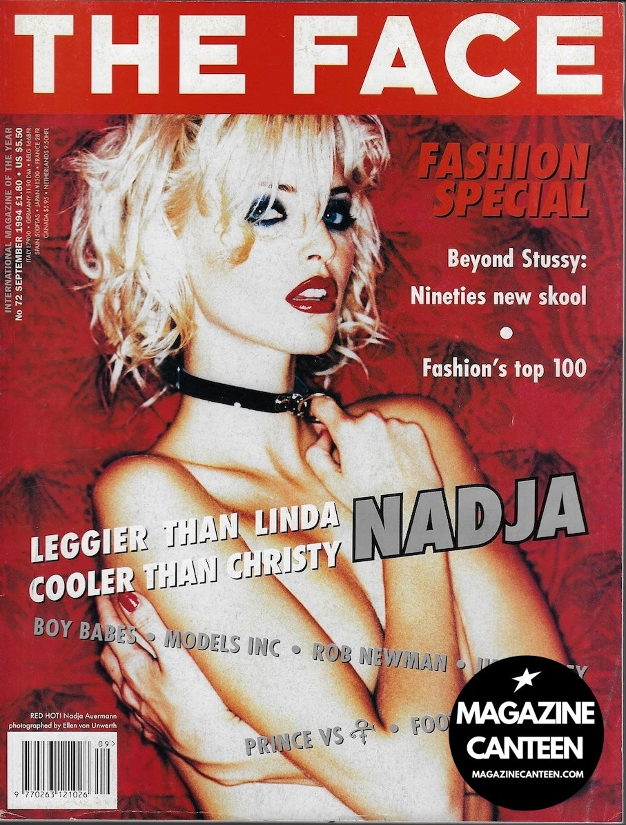 The Face Magazine 1994 - Nadja Auermann SUSIE CAVE David LaChapelle